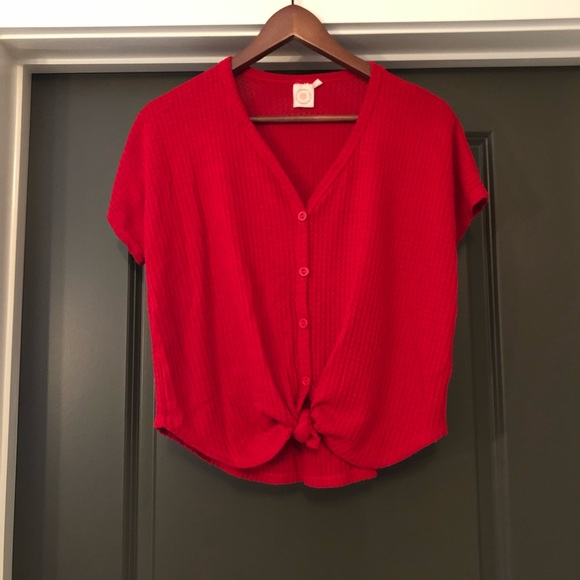 🌺 Live in the moment Red Women’s Shirt Size S - Picture 7 of 8